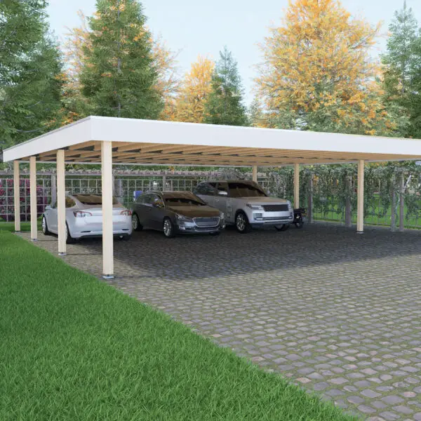 Carport 10 x 10,0 m.