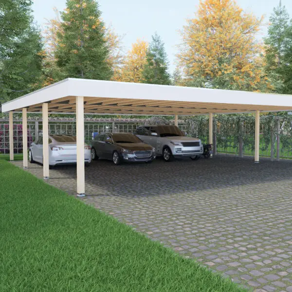 Carport 10 x 10,5 m.