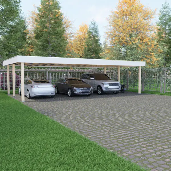 Carport 10 x 5,5 m.