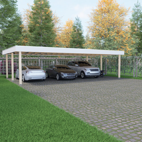 Carport 10 x 6,0 m.