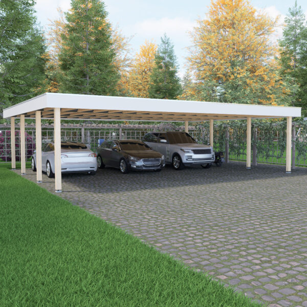 Carport 10 x 8,0 m.