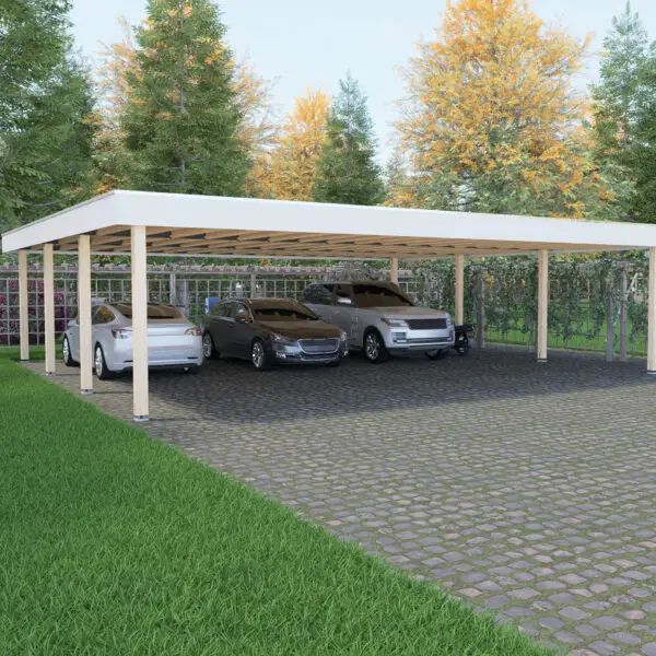 Carport 10 x 9,0 m.