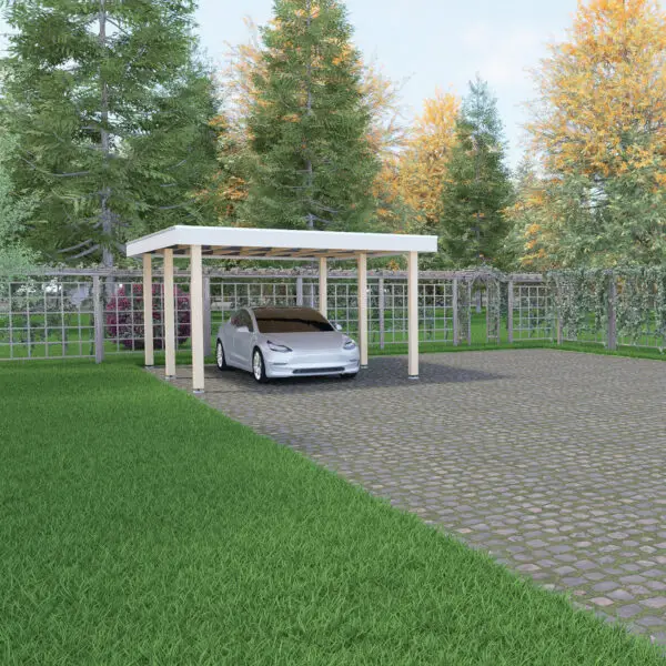 Carport 4 x 5,0 m