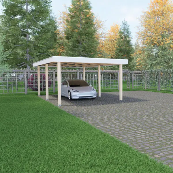 Carport 4 x 7,0 m.