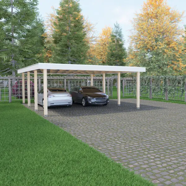 Carport 6 x7,5 m.