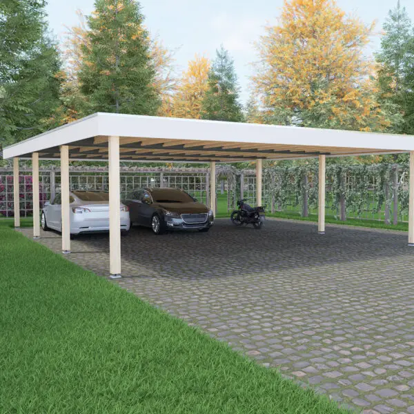 Carport 8 x 10,5 m.