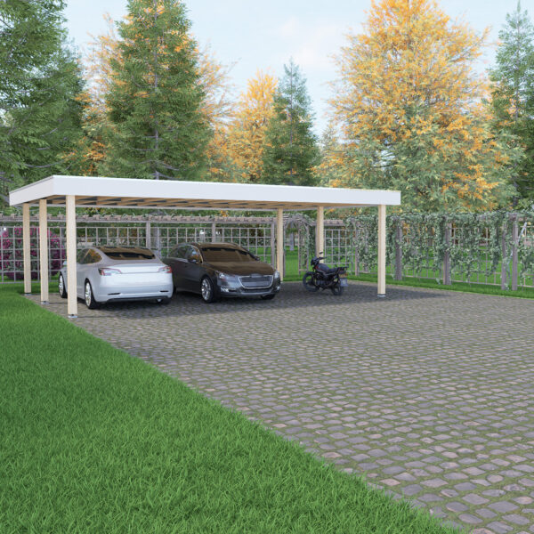 Carport 8 x 5,5 m.