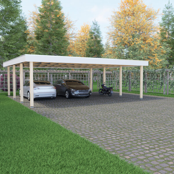 Carport 8 x 7,0 m.