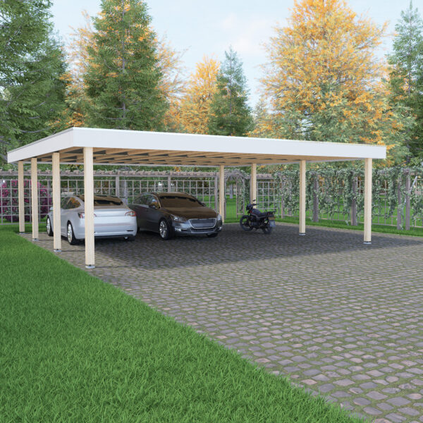 Carport 8 x 8,0 m.