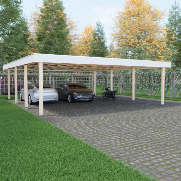 Carport 8 x 9,0 m.